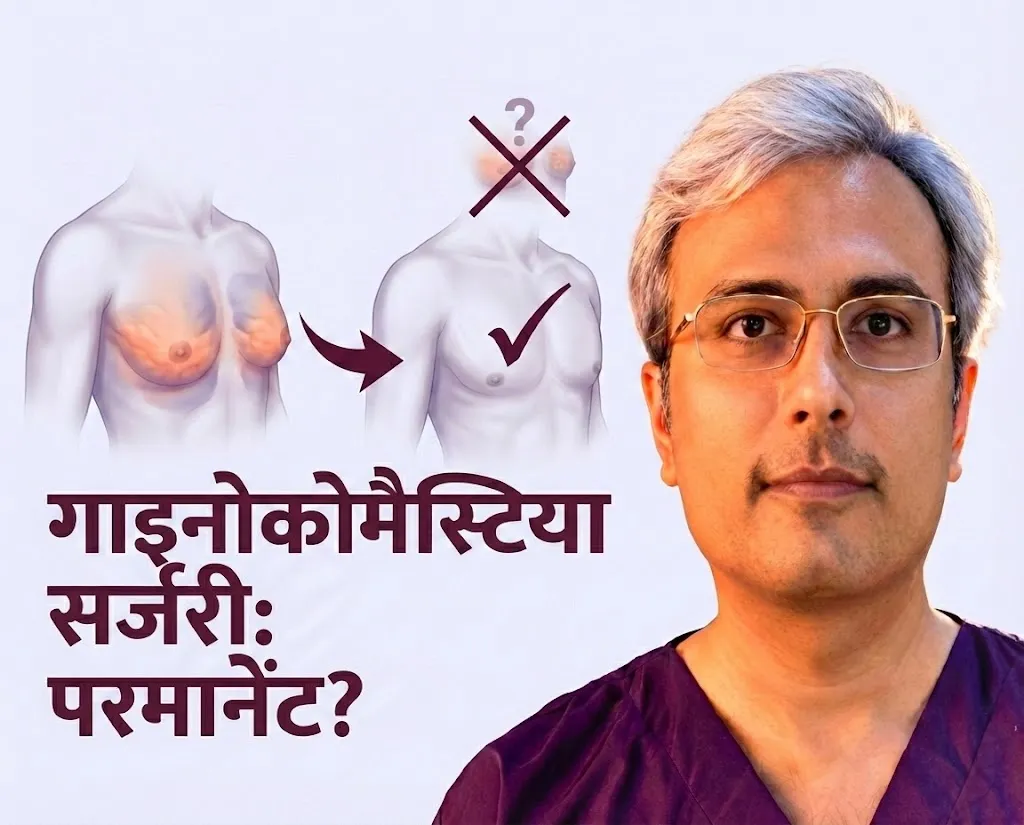 क्या गाइनोकोमैस्टिया सर्जरी स्थायी है? दोबारा होने (Regrowth) का खतरा समझें