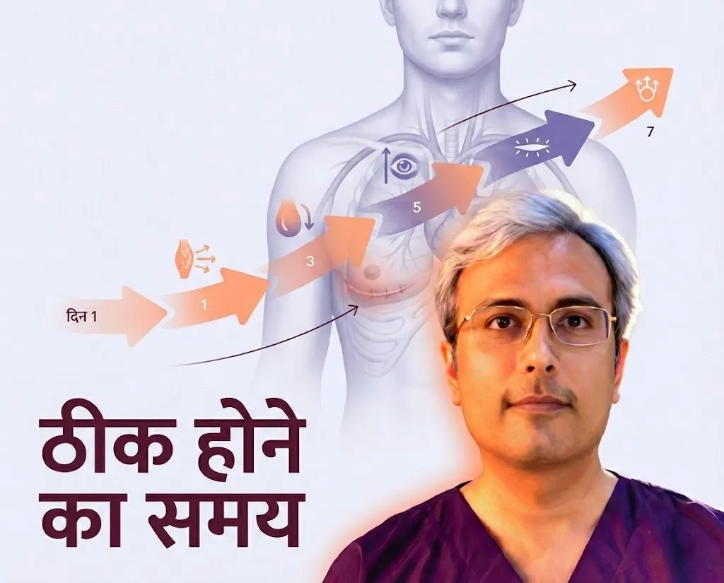 गाइनोकोमैस्टिया सर्जरी रिकवरी टाइमलाइन: दिन-प्रतिदिन गाइड