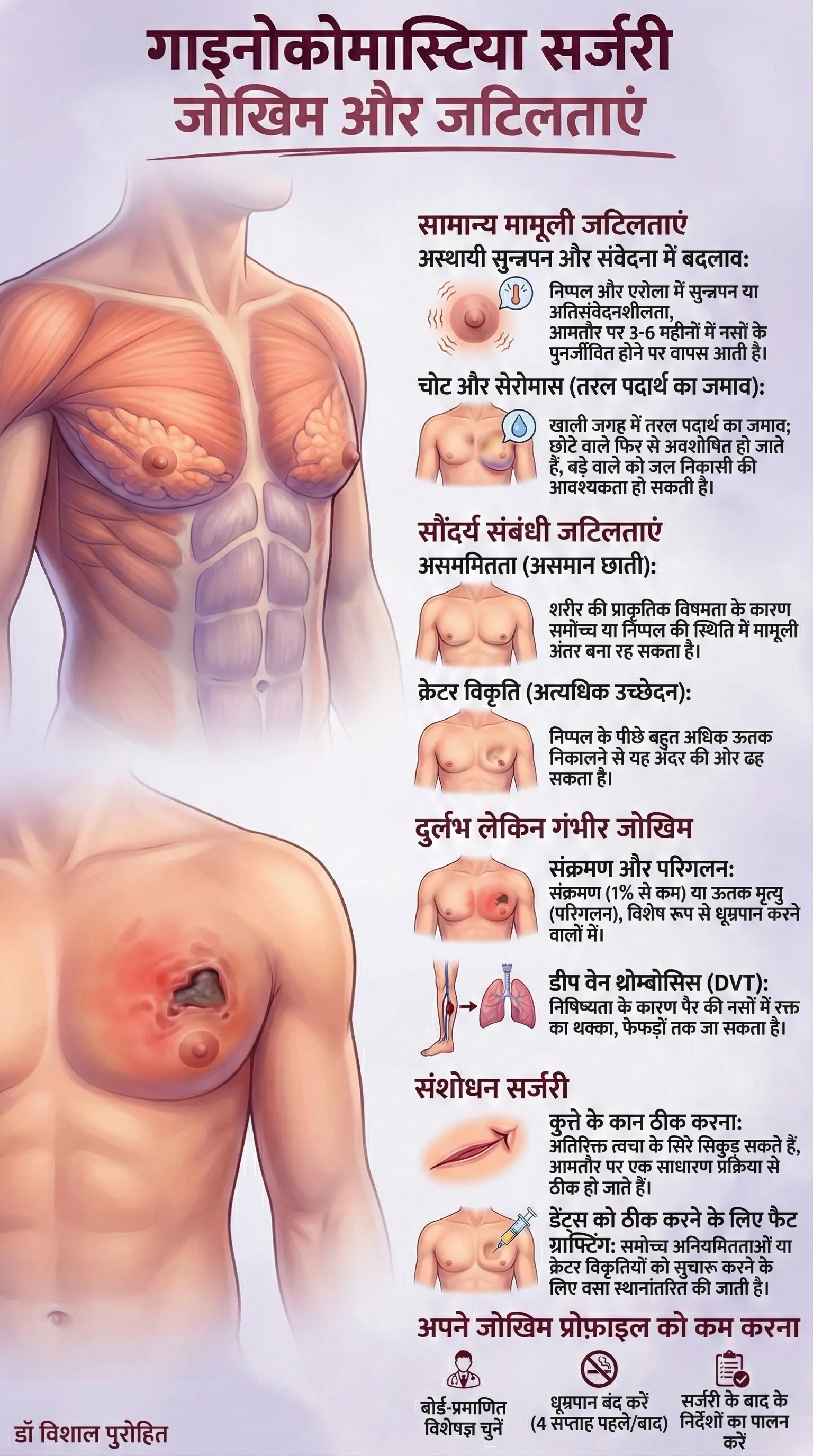 Gynecomastia Surgery Risks and Complications