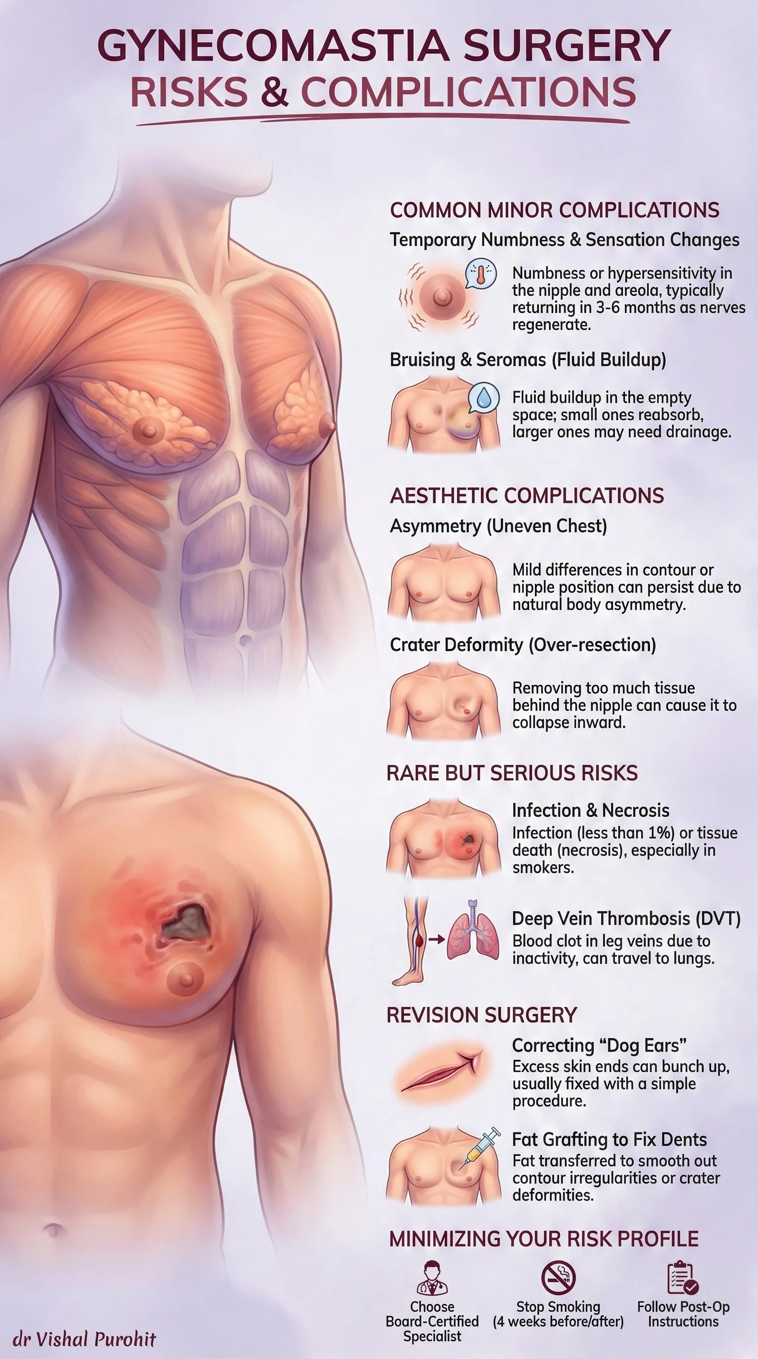 Gynecomastia Surgery Risks and Complications