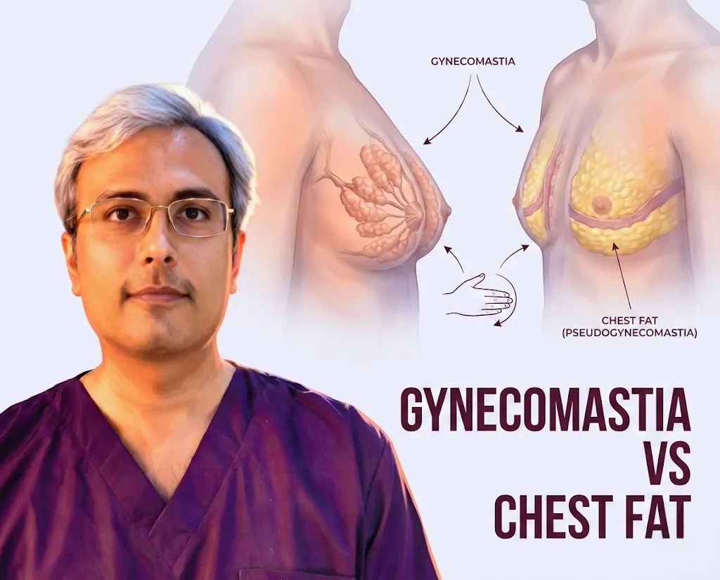 Gynecomastia vs. Chest Fat: How to Tell the Difference (Pseudogynecomastia)