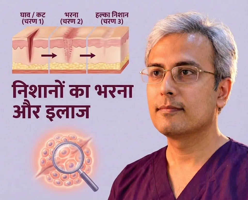 गाइनोकोमैस्टिया सर्जरी के निशान (Scars): हीलिंग और उपचार